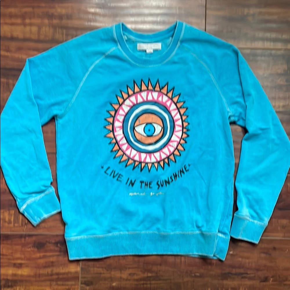 Spiritual Gangster Turquoise Sweatshirt
